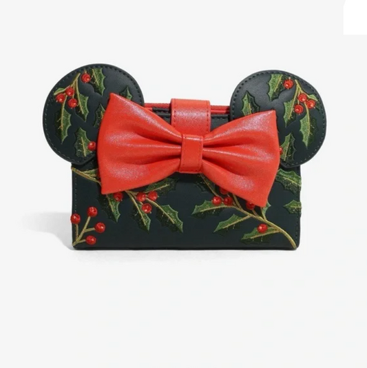 Loungefly Wallet - Disney - Minnie Mouse - Holly Holiday - EXCLUSIVE