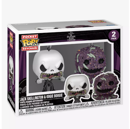 Funko Pocket POP! Disney - The Nightmare Before Christmas - Jack & Oogie Boogie - 2PK