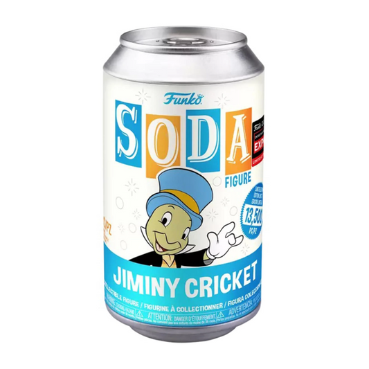 SODA by Funko - Disney - Pinocchio - Jiminy Cricket - 2024 Entertainment Expo Shared EXCLUSIVE - LE 13500 pc - CHANCE OF CHASE