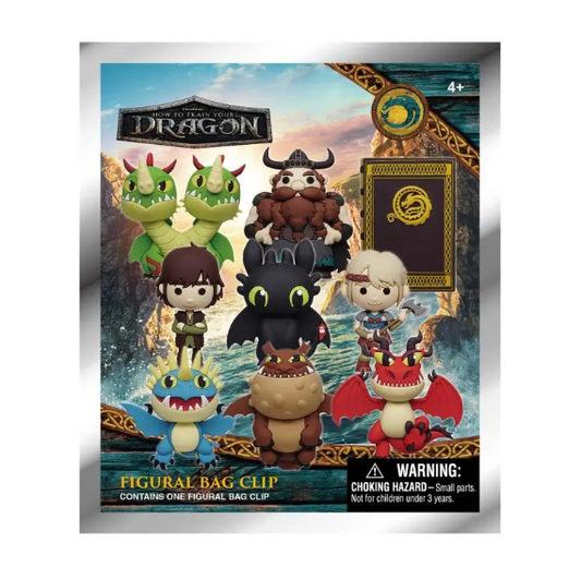 Figural Bag Clip - Dreamworks - How To Train Your Dragon (Blind Bag)