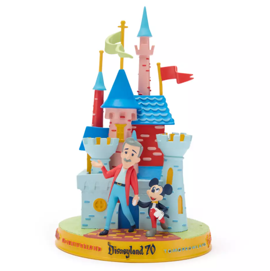 Disney Vault Collection (2025) - Figurine - Disneyland 70th Anniversary -Walt Disney and Mickey Mouse at Sleeping Beauty Castle