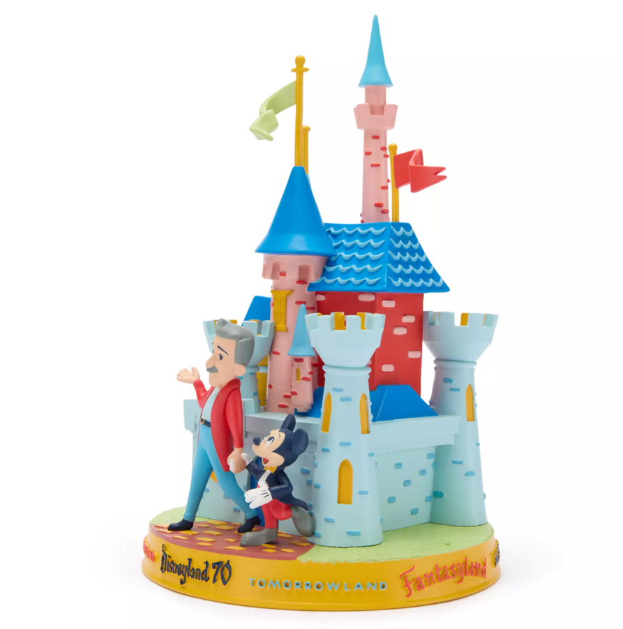 Disney Vault Collection (2025) - Figurine - Disneyland 70th Anniversary -Walt Disney and Mickey Mouse at Sleeping Beauty Castle