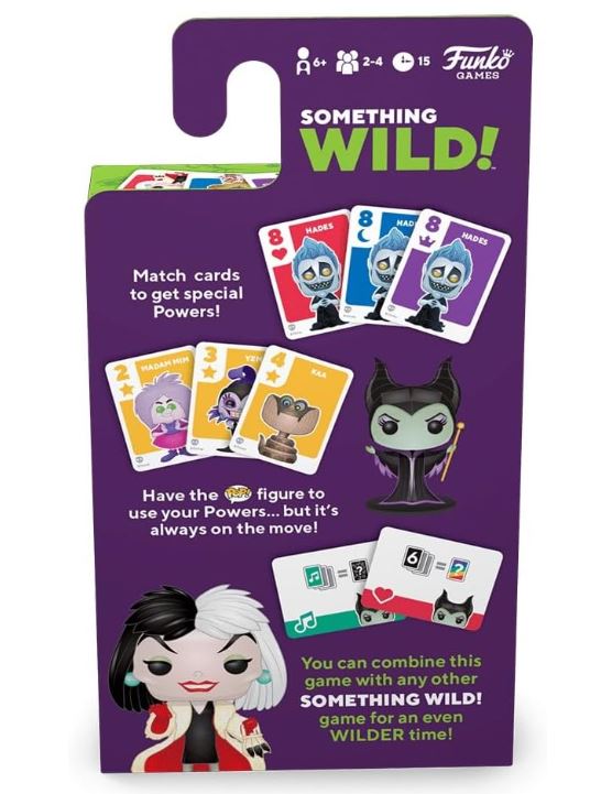 Funko Games - Something Wild - Disney Villains w/ Maleficent Mini POP!