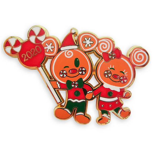 Collectible Pin - Disney - Gingerbread Mickey & Minnie - Holiday 2020