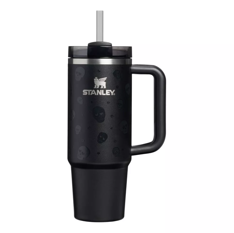 Stanley - H2.0 Flowstate Quencher Tumbler - Halloween 2026 - Sweetheart Skulls (30oz)
