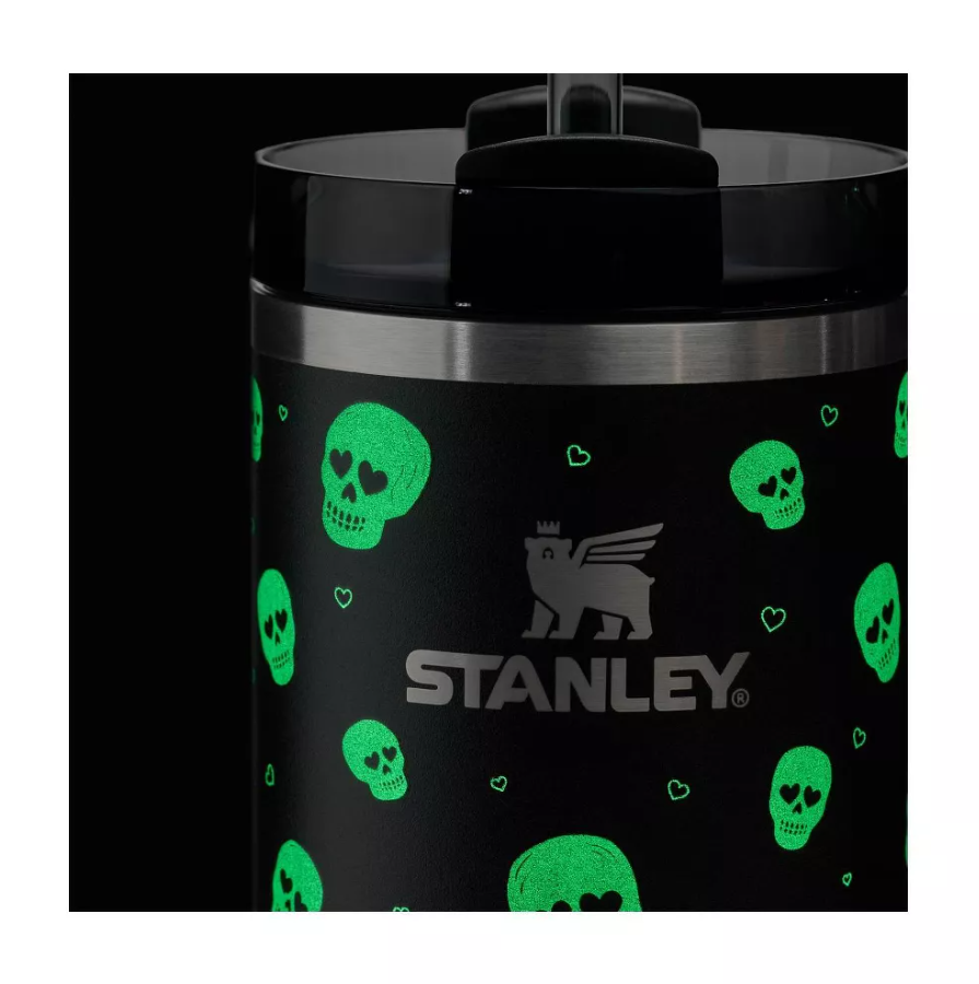 Stanley - H2.0 Flowstate Quencher Tumbler - Halloween 2026 - Sweetheart Skulls (30oz)