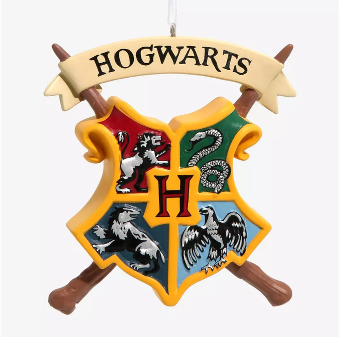 Hallmark Ornament (2022) - Harry Potter - Hogwarts House Crest