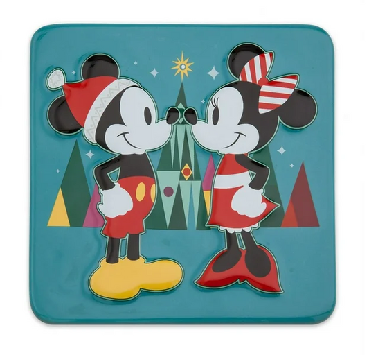 Trivet - Disney - Holiday Cheer (2018) - Santa Mickey & Minnie