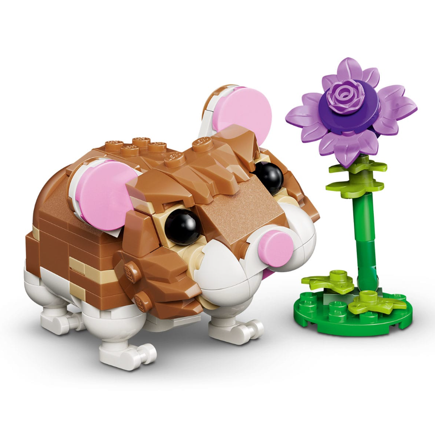LEGO 31376 - Creator 3 in 1 - Cute Hamster with a Flower (166pc)