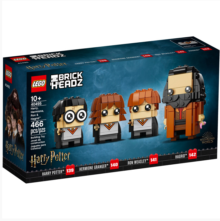 LEGO 40495 - BrickHeadz - Harry Potter - Harry, Hermione, Ron, & Hagrid (466pc)