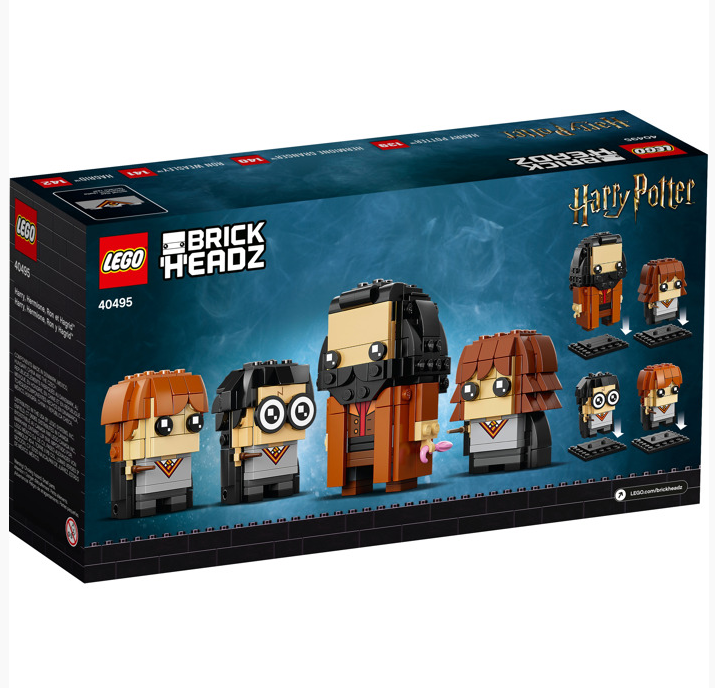 LEGO 40495 - BrickHeadz - Harry Potter - Harry, Hermione, Ron, & Hagrid (466pc)