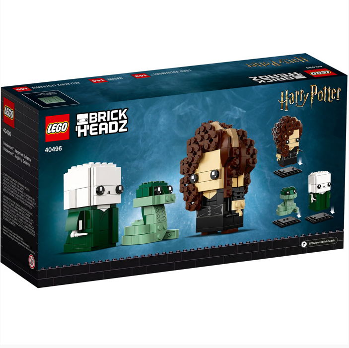 LEGO 40496 - BrickHeadz - Harry Potter - Voldemort, Bellatrix, and Nagini (344pc)