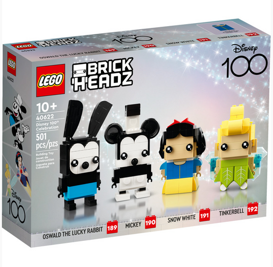 LEGO 40622 - BrickHeadz - Disney100 - Oswald, Mickey, Snow White & Tinkerbell (501pc)