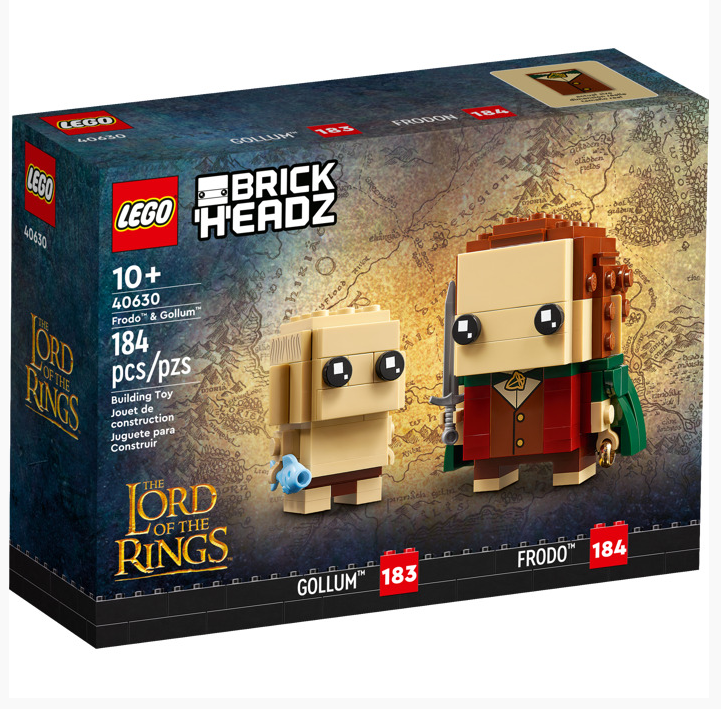 LEGO 40630 - BrickHeadz - Lord of the Rings - Frodo & Gollum (184pc)