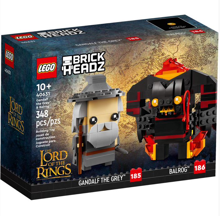 LEGO 40631 - BrickHeadz - Lord of the Rings - Gandalf & Balrog (348pc)