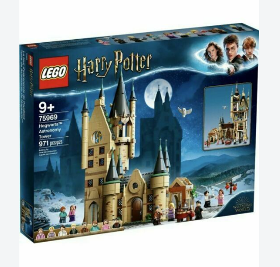 LEGO 75969 - Harry Potter - Hogwarts Astronomy Tower (971pc) - RETIRED - DAMAGED BOX