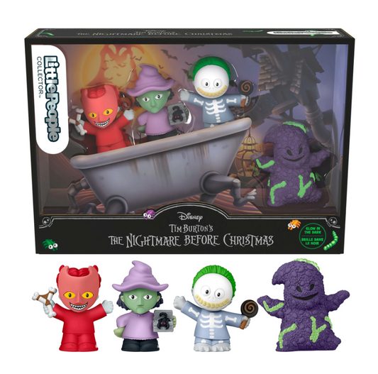 Fisher Price - Little People Collector - The Nightmare Before Christmas - 4pc Special Edition Set