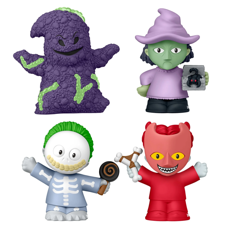 Fisher Price - Little People Collector - The Nightmare Before Christmas - 4pc Special Edition Set