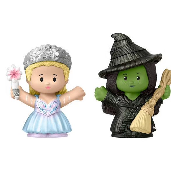 Fisher Price - Little People Collector - Wicked - Elphaba & Glinda - 2pc Special Edition Set