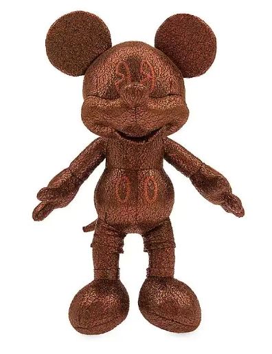 Mickey Mouse Plush (10") - Bronze Metallic