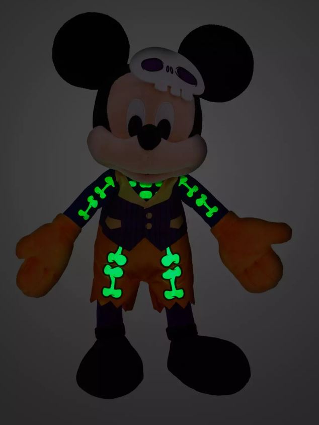 Mickey Mouse Plush "Glow in the Dark" (15") - Halloween 2023