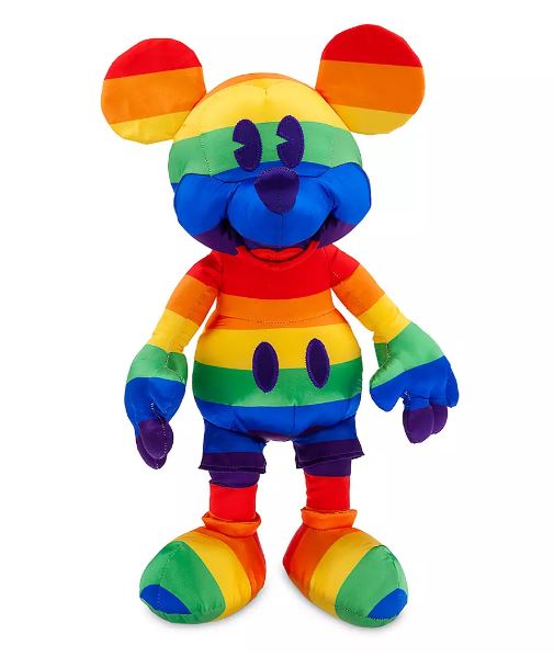 Mickey Mouse Plush (15") - Rainbow Collection - Pride 2020