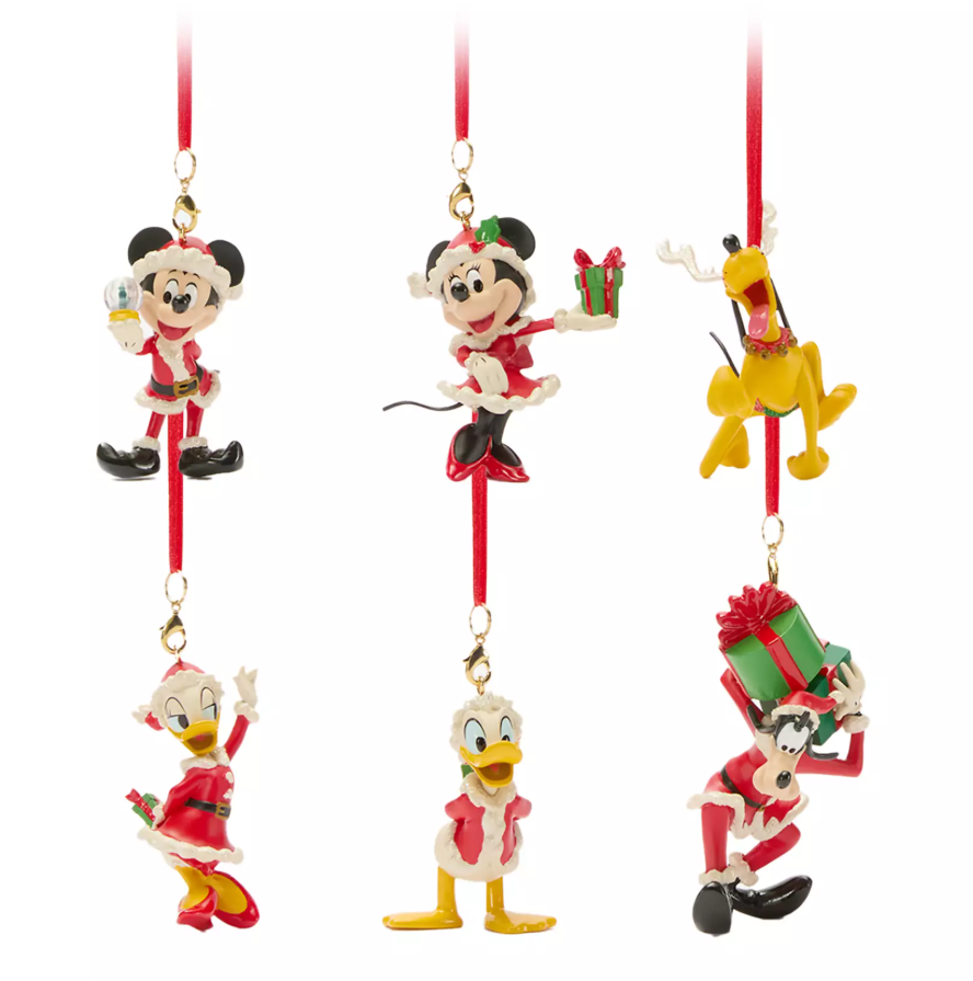 Mickey Mouse Family Christmas Collection (2025) - Ornament Set - Mickey & Friends - Set of 6