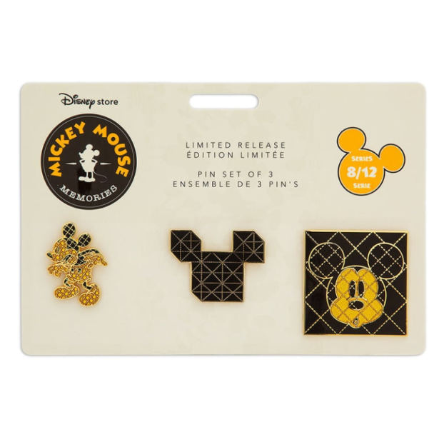 Collectible Pin Set - Disney - Mickey Mouse Memories - August 2018 - 80's Mickey