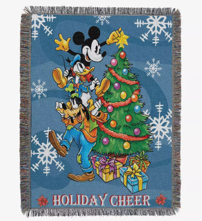 Throw Blanket - Disney - Mickey & Friends - Holiday Cheer (48"x60")