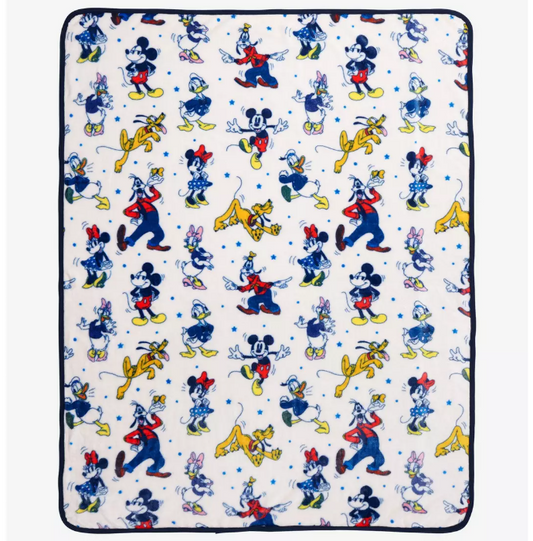 Throw Blanket - Disney - Mickey & Friends - Vintage (46"x60")