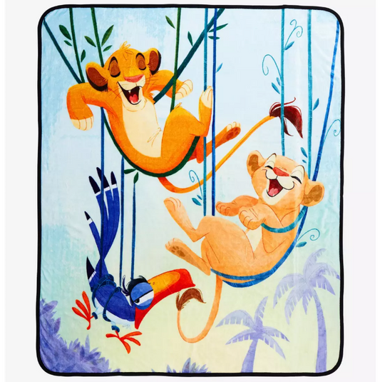 Throw Blanket - Disney - The Lion King - Simba & Nala (50"x60")