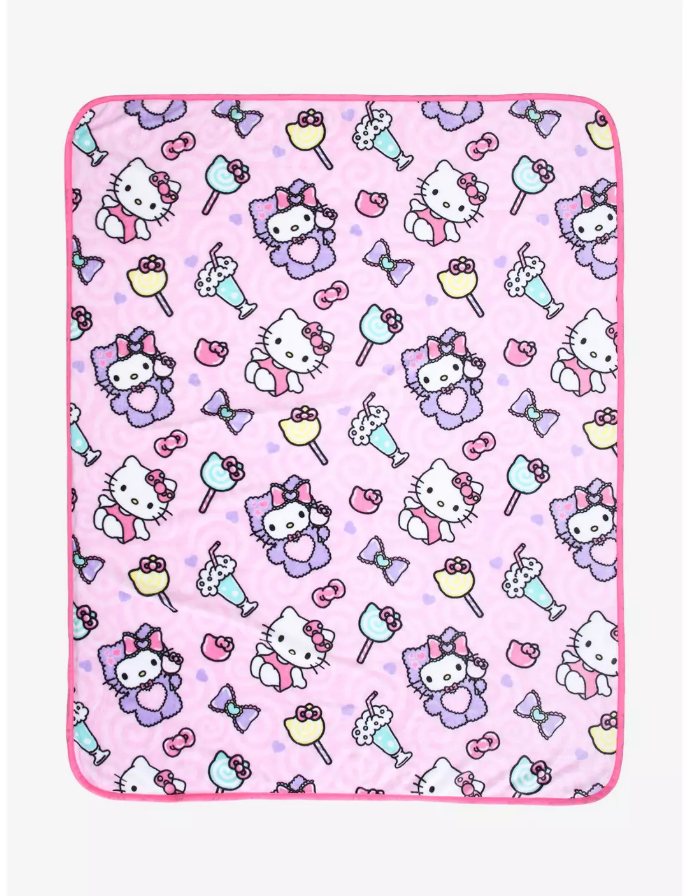 Throw Blanket - Sanrio - Hello Kitty - Candies (45"x60")