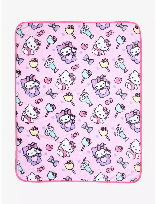 Throw Blanket - Sanrio - Hello Kitty - Candies (45"x60")