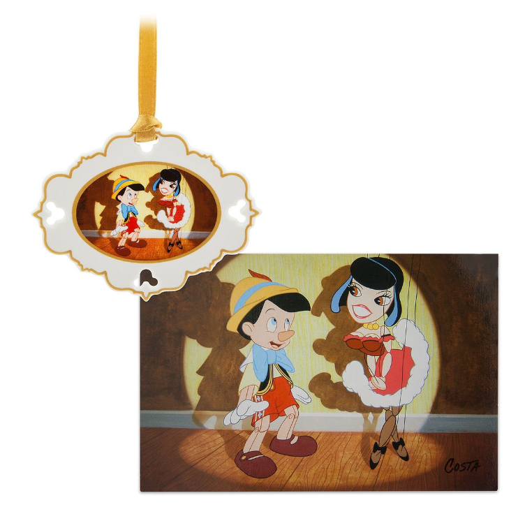 Ornament & Lithograph Set - Disney - Artist Collection - Pinocchio - LE 3700