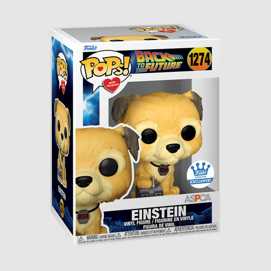 Funko POPS! With Purpose - Back to the Future - Einstein (#1274) - ASPCA Funko EXCLUSIVE