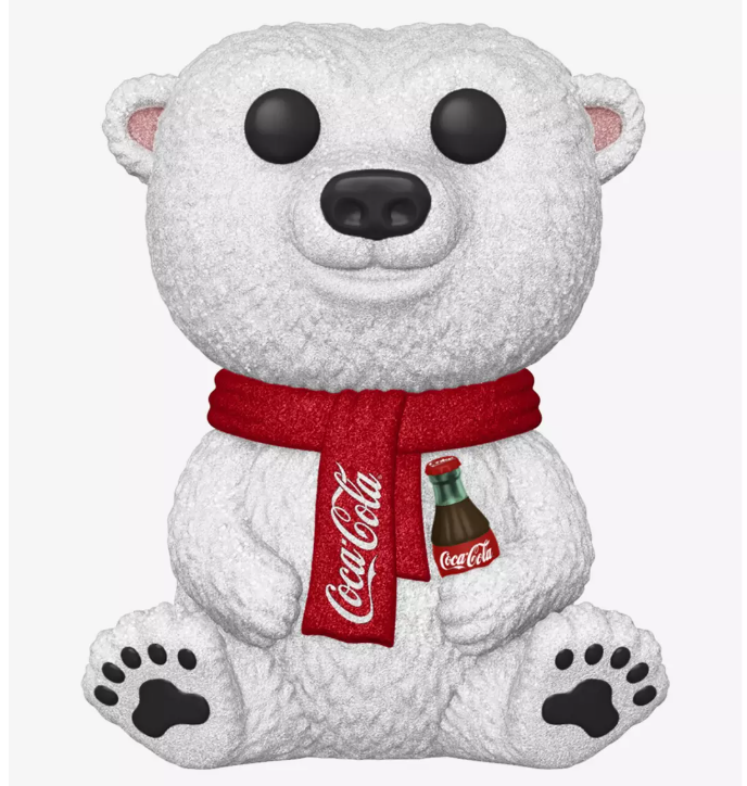 Funko POP! Ad Icons - Coca Cola - Coca-Cola Polar Bear - Diamond Glitter (#58) - EXCLUSIVE