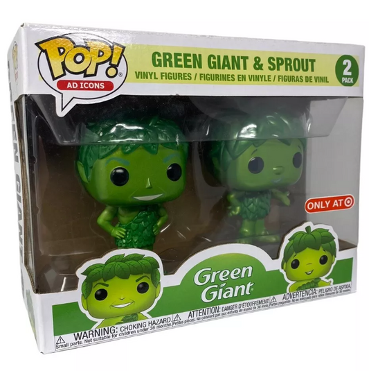 Funko POP! Ad Icons - Green Giant - Green Giant & Sprout - Metallic (2PK) - EXCLUSIVE