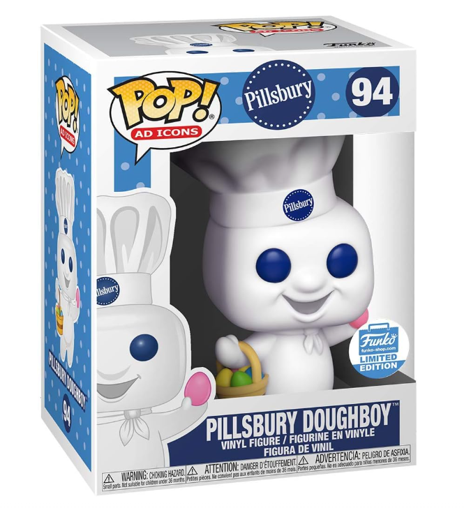 Funko POP! Ad Icons - Pillsbury - Pillsbury Doughboy with Easter Eggs (#94) - EXCLUSIVE