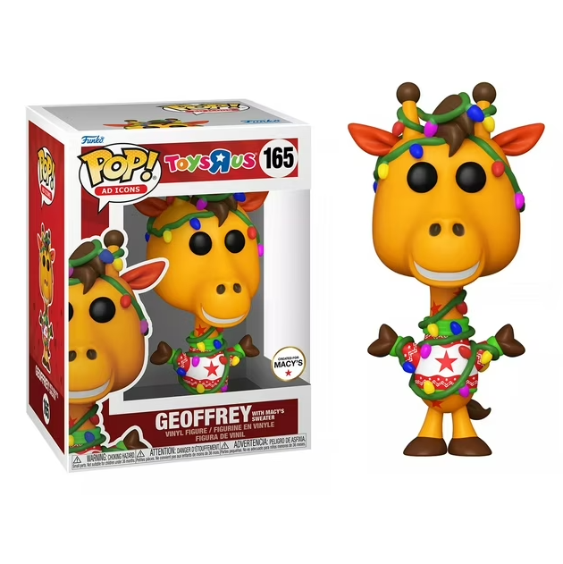 Funko POP! Ad Icons - Toys R Us - Geoffrey with Macy's Sweater (#165) - EXCLUSIVE