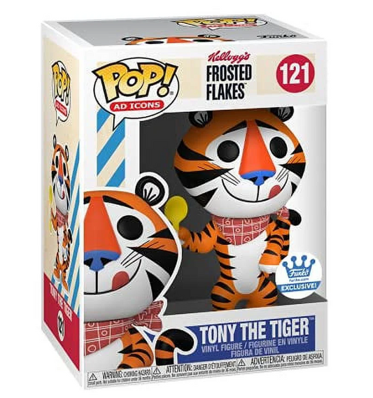 Funko POP! Ad Icons - Frosted Flakes - Tony the Tiger - Retro w Spoon (#121) - EXCLUSIVE