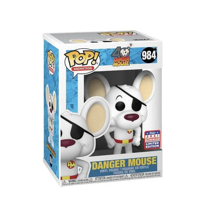 Funko POP! Animation - Danger Mouse - Danger Mouse (#984) - EXCLUSIVE