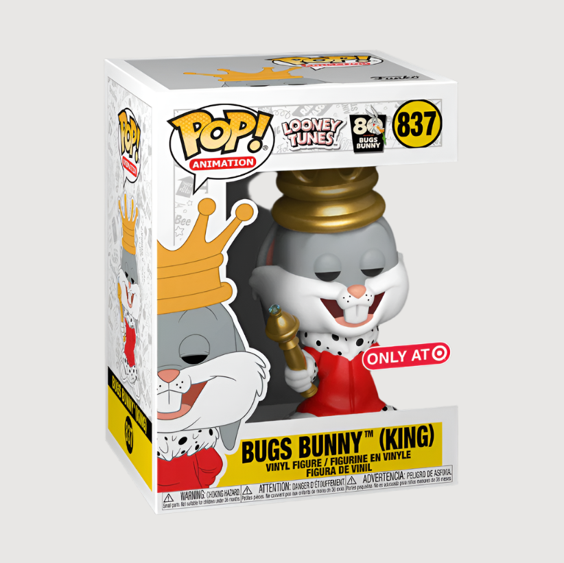 Funko POP! Animation - Looney Tunes - King Bugs Bunny (#837) - EXCLUSIVE