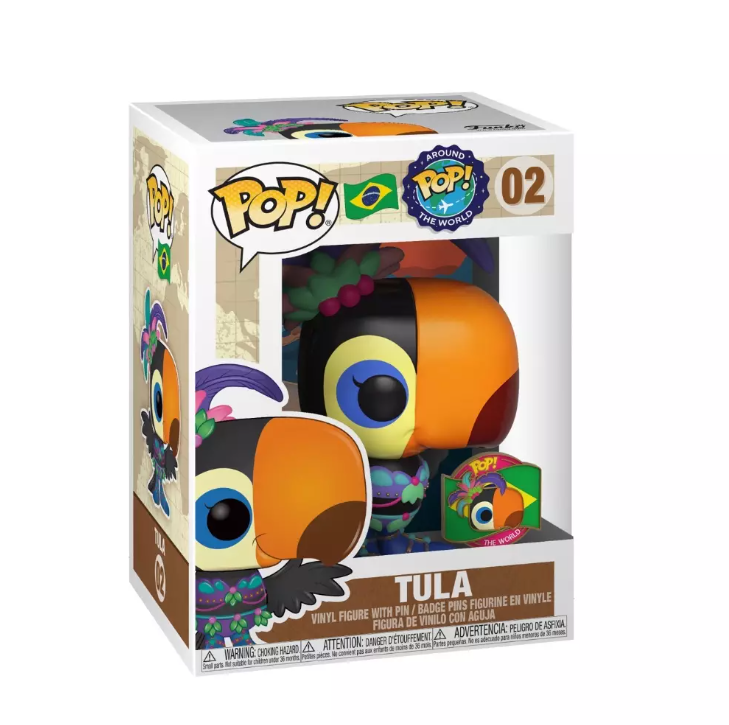 Funko POP! Around the World - Brazil - Tula w/ Pin (#02) - EXCLUSIVE