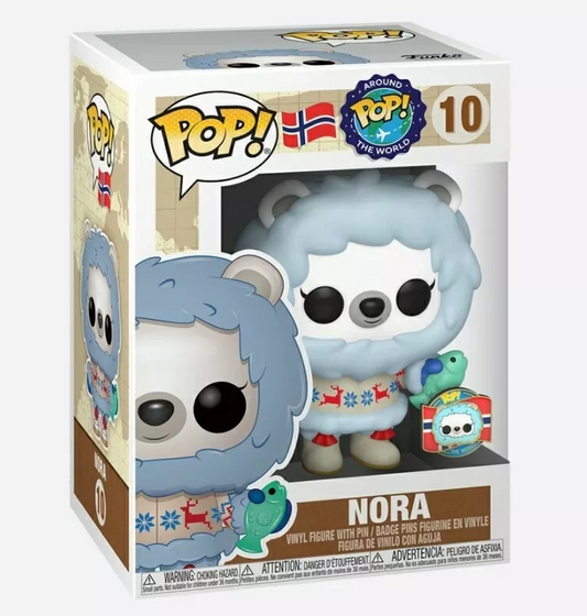 Funko POP! Around the World - Norway - Nora w/ Pin (#10) - EXCLUSIVE