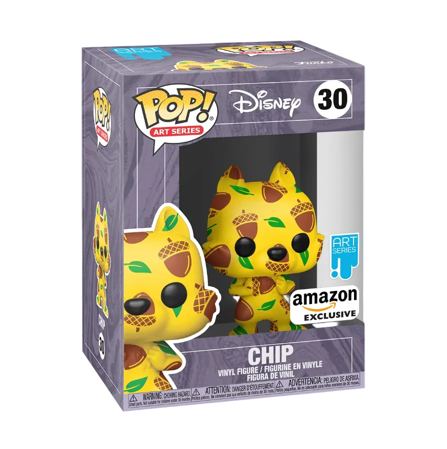 Funko POP! Art Series - Disney - Mickey & Friends - Chip (#30) - EXCLUSIVE