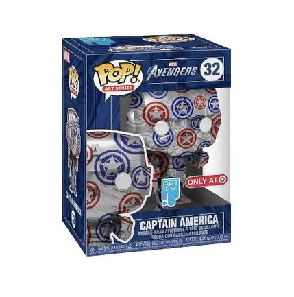 Funko POP! Art Series - Marvel - The Avengers - Captain America - Patriotic Age (#32) - EXCLUSIVE