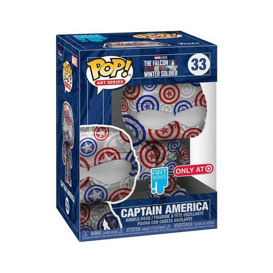 Funko POP! Art Series - Marvel - The Falcon and The Winter Soldier - Captain America - Patriotic Age (#33) - EXCLUSIVE