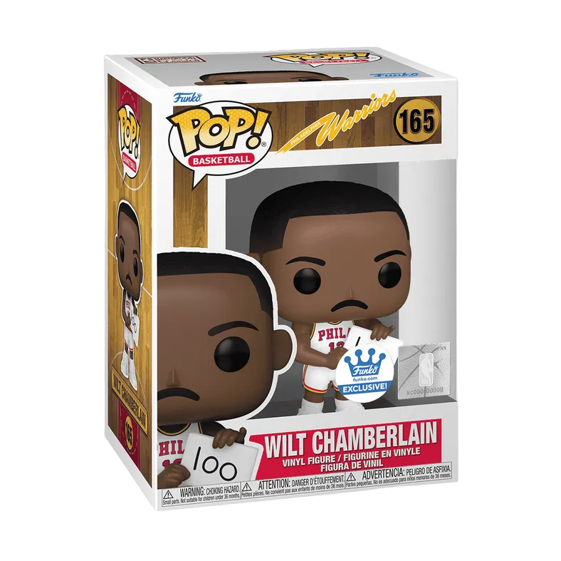Funko POP! Basketball - Philadelphia Warriors - Wilt Chamberlain (#165) - EXCLUSIVE