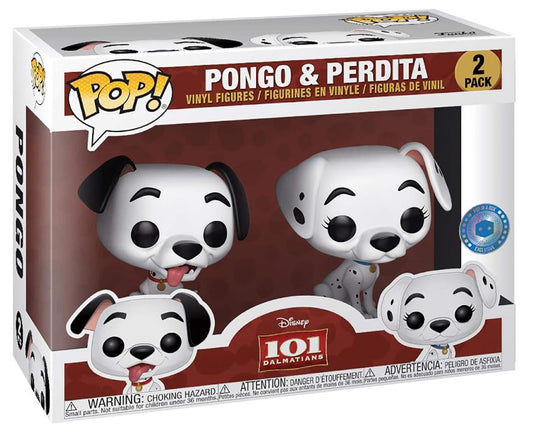 Funko POP! Disney - 101 Dalmatians - Pongo & Perdita 2PK - EXCLUSIVE