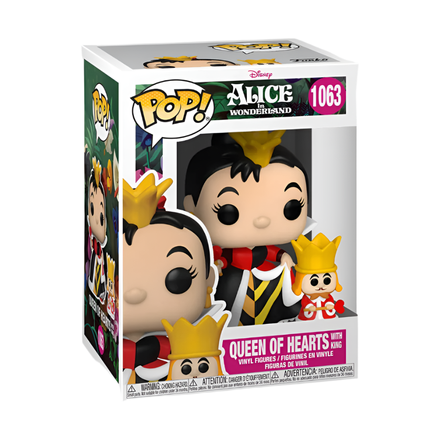 Funko POP! Disney - Alice in Wonderland - Queen of Hearts with King (#1063)